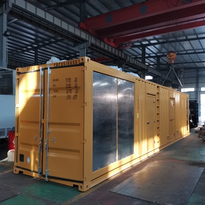 خرید 2950kVA 2360KW نوع کانتینر Genset دیناموی الکتریکی راه حل انرژی برتر ژنراتورهای دیزل برای صنایع پر تقاضا online manufacture