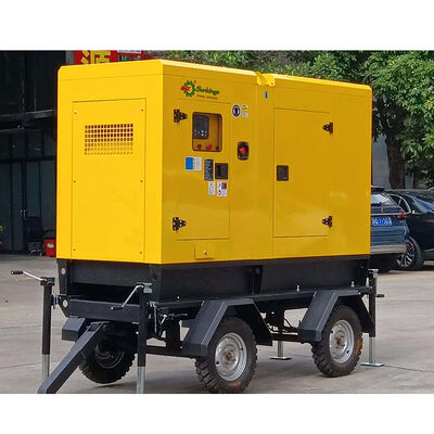 خرید مجموعه ژنراتور دیزلی بی‌صدا SHX 50KVA با تریلر، تولیدکننده با عملکرد بالا، نیروگاه‌های برق پشتیبان برای مصارف خانگی online manufacture