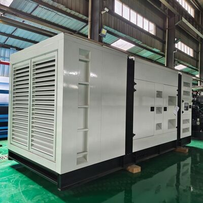 خرید 1250kva 1000kw ژنراتور دیزل خاموش برای موتور سه فاز اتوماتیک شروع ATS گزینه صفحه نمایش دیجیتال LCD 50/60Hz online manufacture