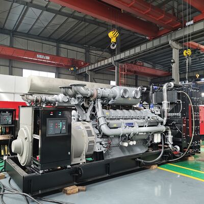خرید ژنراتور گاز 1000kva 500kw 1000kw 1500kw ژنراتورهای گاز پکنز با آب خنک شده با ژنراتور دیزل سه فاز online manufacture