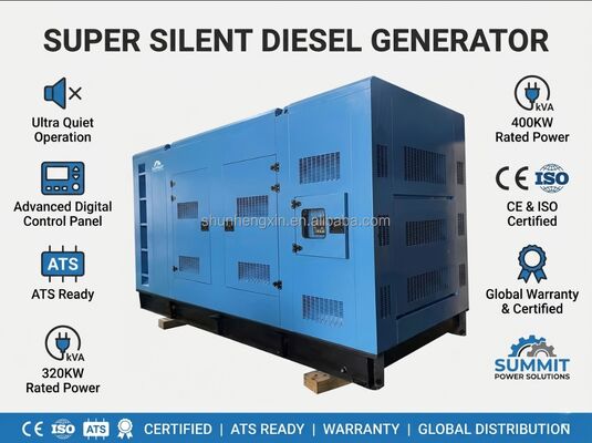 خرید پرکنز 400kva 500kva خاموش نوع ژنراتورهای دیزل ژنراتور Stamford آلترناتور با 24V DC الکتریکی شروع ATS برای فروش online manufacture