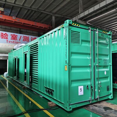 خرید 1000kW 1200kW 1500kW نوع کانتینر ژنراتور دیزل مجموعه نیروگاه صنعتی ژنراتور دیزل مجموعه با موتور ویچای online manufacture