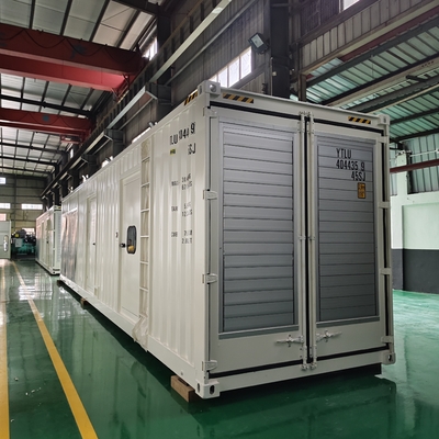 ژنراتور دیزل بزرگ 1000kva مجموعه سه فاز بدون برس 800KW خنک کننده آب