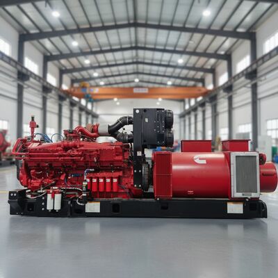 ژنراتورهای گاز طبیعی 500kw 800kw 1000kw متان LNG LPG با آب خنک شده